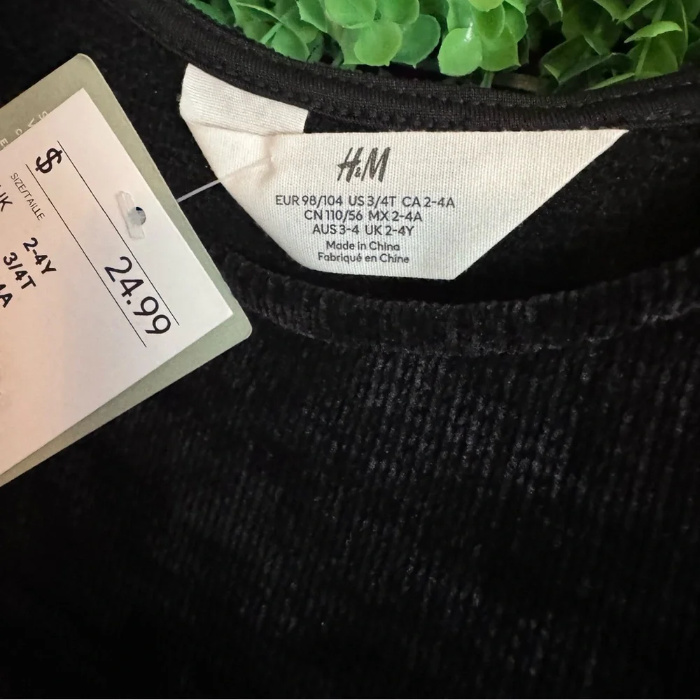 H&M Toddlers 3T/4T Chenille and Tulle Dress Size New with Tag